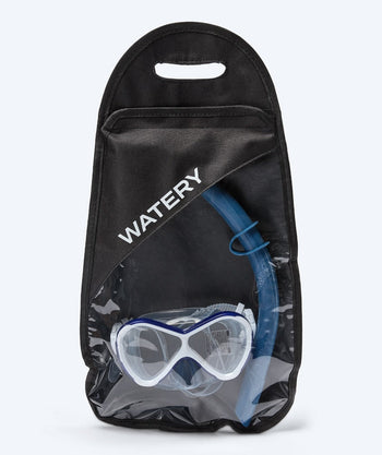 Watery snorkeltas - 2-Set PVC - Zwart
