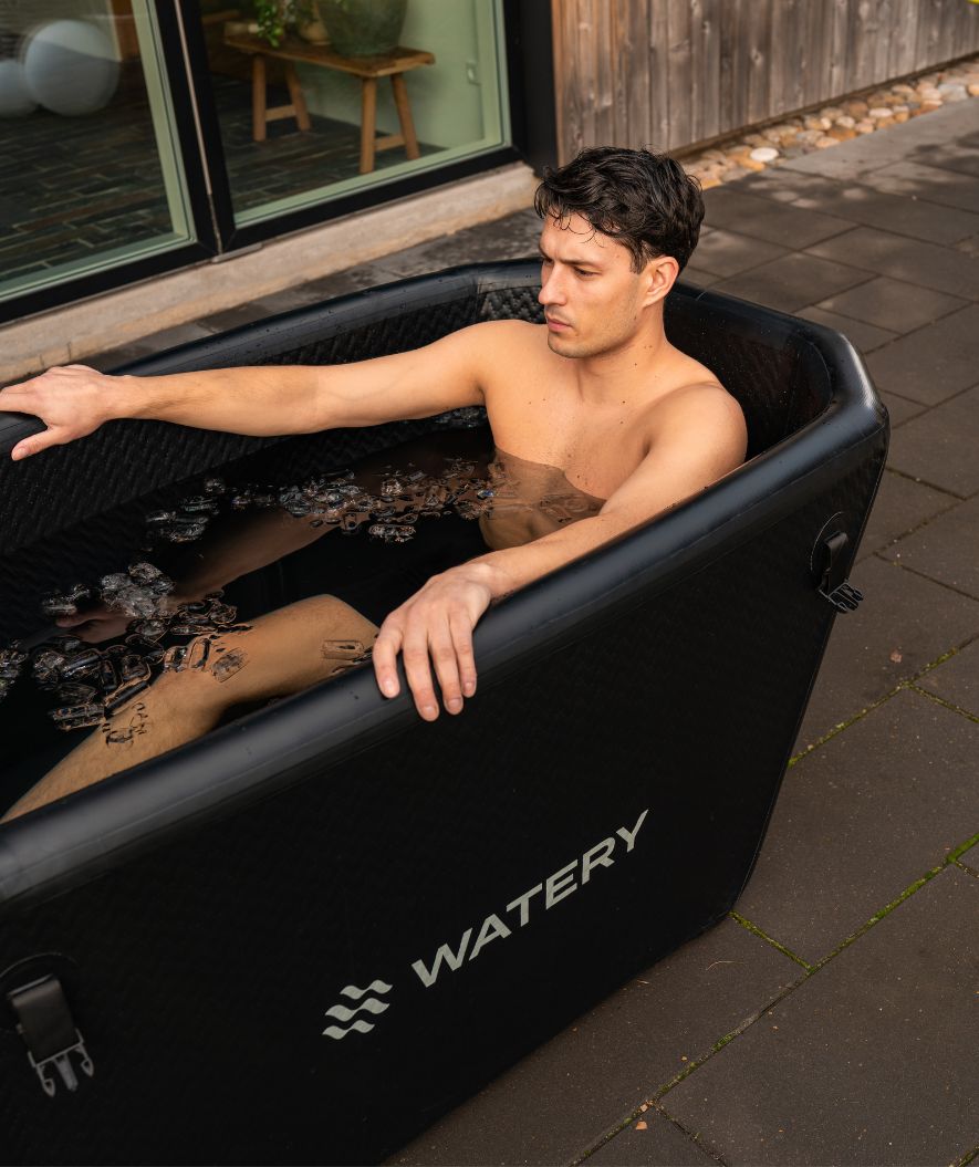 Watery opblaasbaar ijsbad - Ace - Zwart