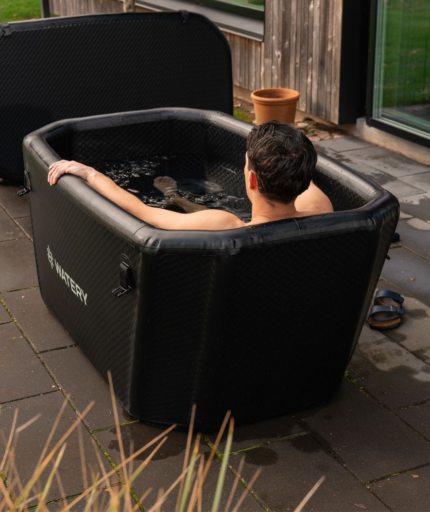 Watery opblaasbaar ijsbad - Ace - Zwart