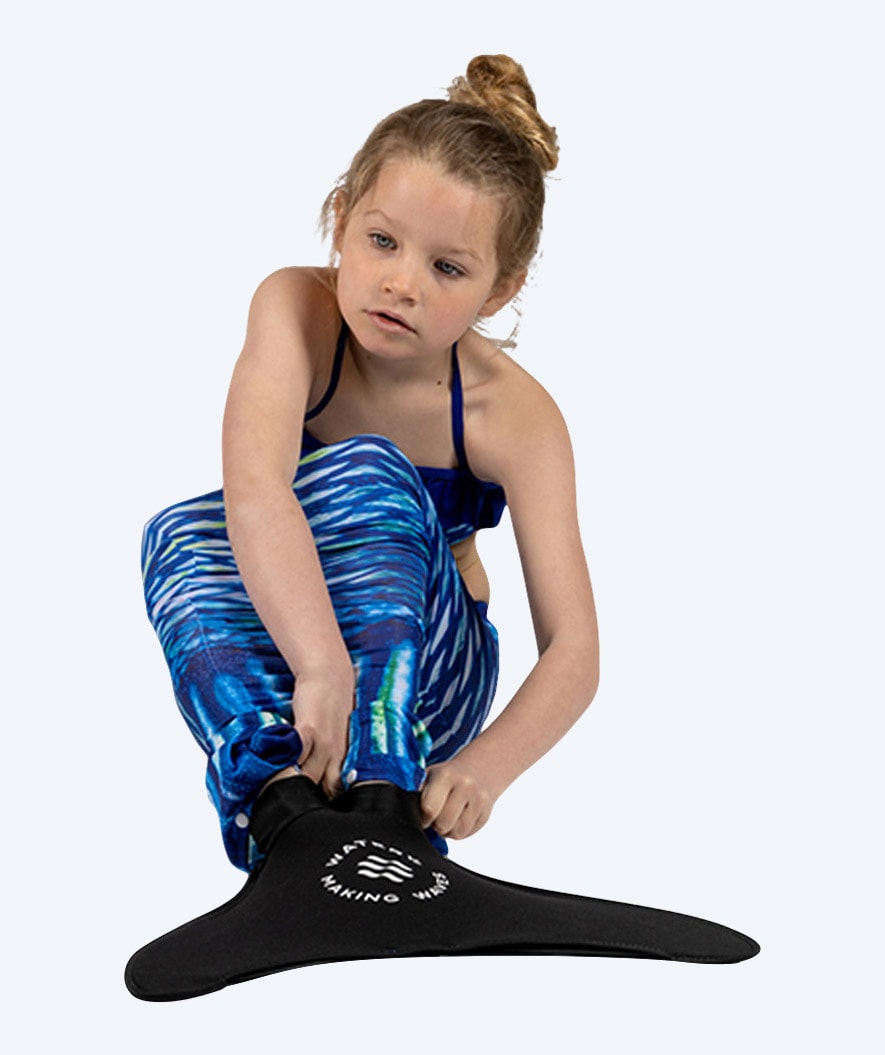 Watery kind zeemeerminstaart broekje - Blue Ocean