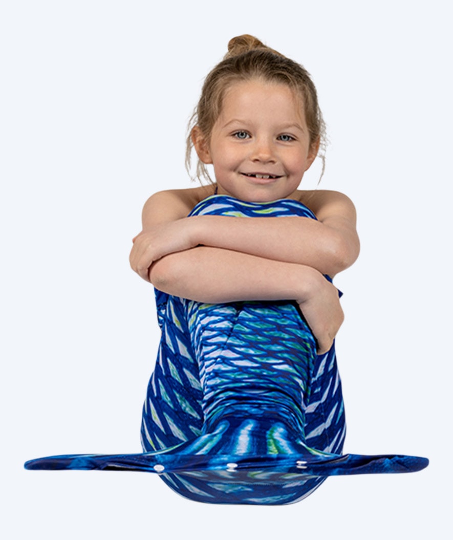 Watery kind zeemeerminstaart broekje - Blue Ocean