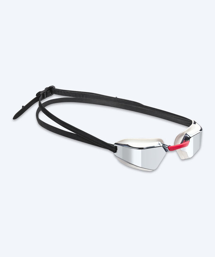Watery wedstrijd zwembril - Brooks Mirror - Wit/zilver