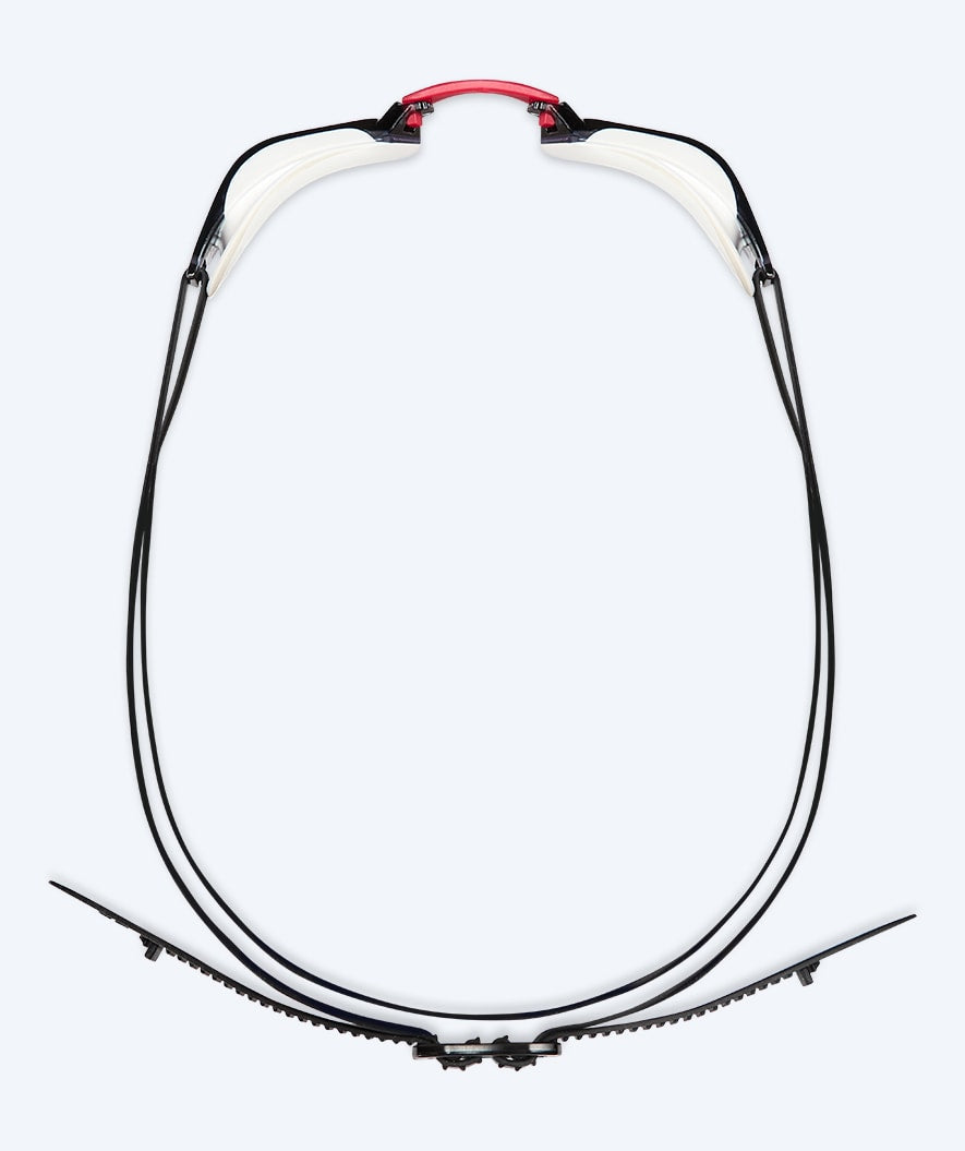 Watery Elite zwembril - Bsmokes Mirror - Wit/zilver