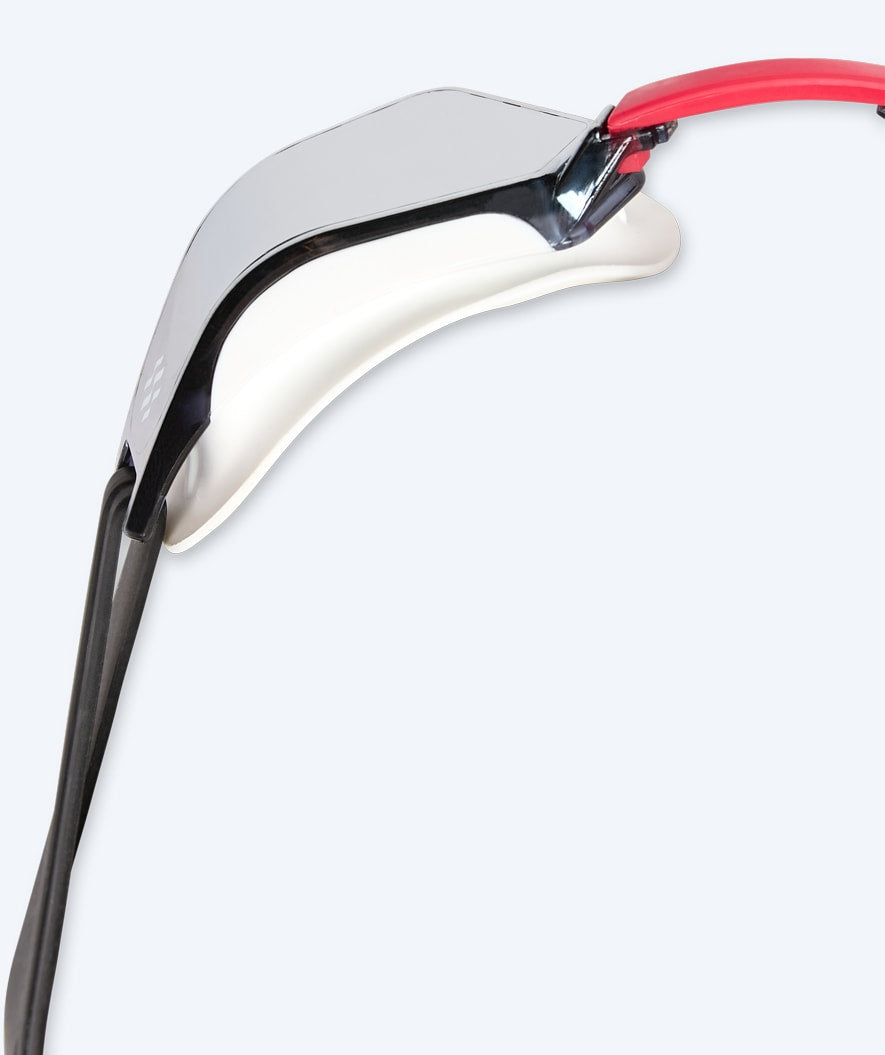 Watery Elite zwembril - Bsmokes Mirror - Wit/zilver