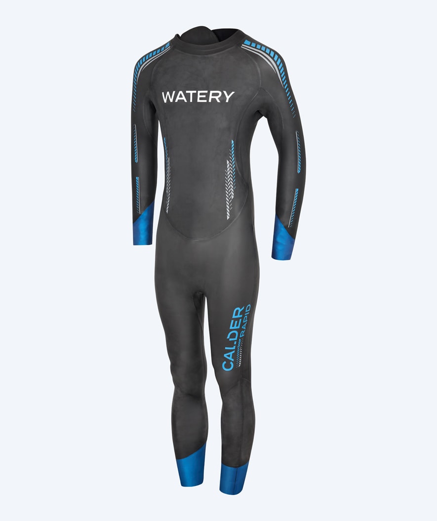 Watery heren wetsuit - Calder Rapid - Zwart/blauw