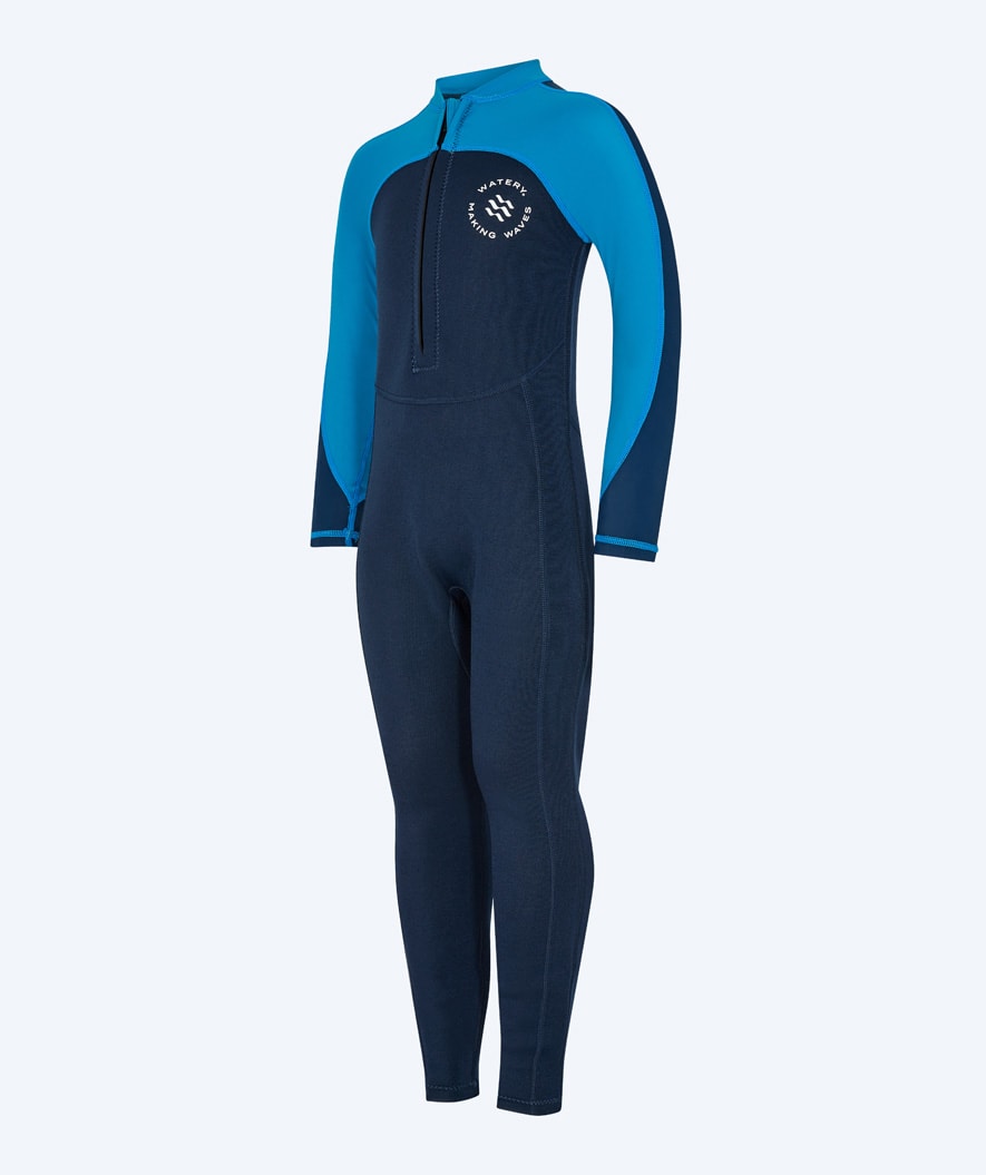 Watery kind UV wetsuit - Calypso Full-Body - Blauw/donkerblauw