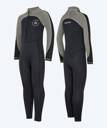 Watery kind wetsuit - Calypso Full-Body - Grijs/zwart