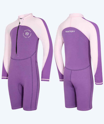 Watery kind wetsuit - Calypso Long Sleeve  - Atlantisch paars