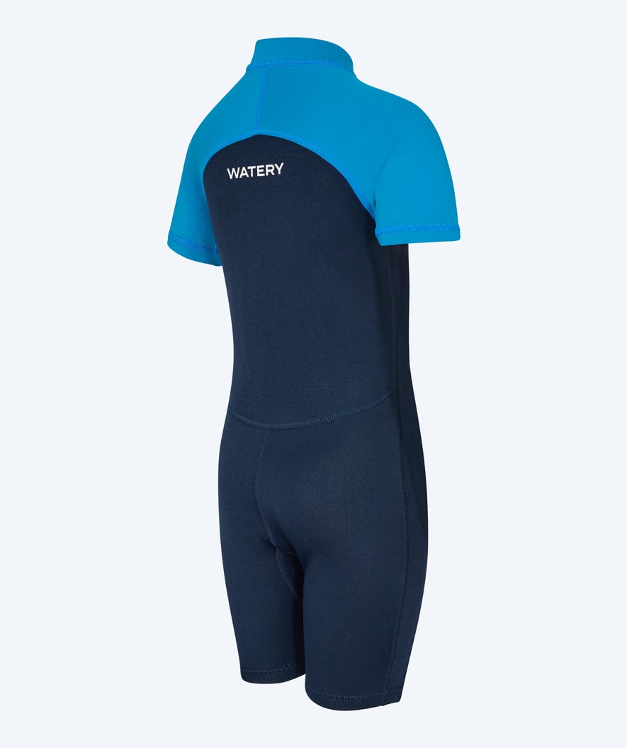 Watery kind UV wetsuit - Calypso Shorty - Donkerblauw