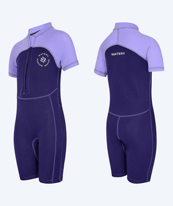 Watery kind UV wetsuit - Calypso Shorty - Paars