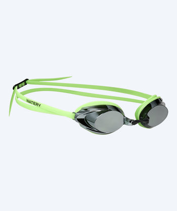 Watery Elite zwembril - Captain Mirror - Groen/zilver