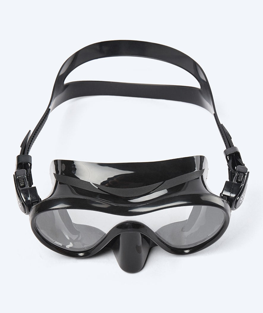 Watery volwassenen duikmasker (+12) - Cliff - Zwart