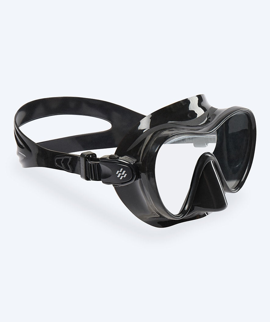 Watery volwassenen duikmasker (+12) - Cliff - Zwart