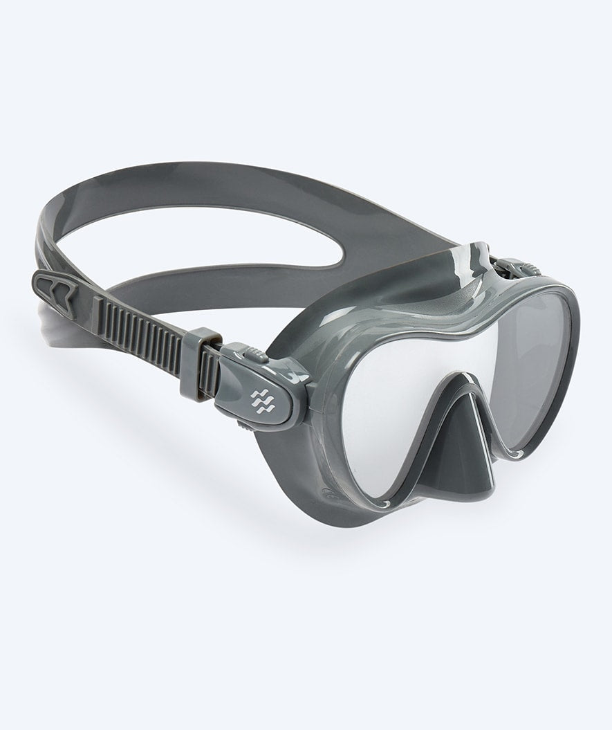 Watery kind duikmasker (4-12) - Cliff - Grijs