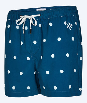 Watery heren zwembroek - Clifford Eco - Donkerblauw/wit