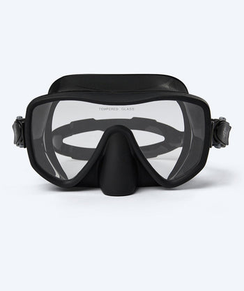 Watery volwassenen duikmasker (vanaf 15 jaar) - Coast - Zwart