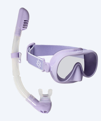 Watery kind Combo snorkelset (4-10) - Alton - Paars