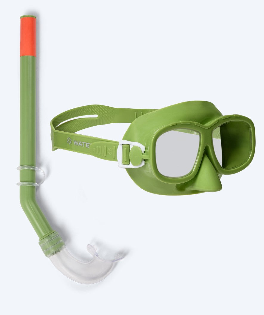 Watery kind Combo snorkelset (4-10) - Wyre - Groen