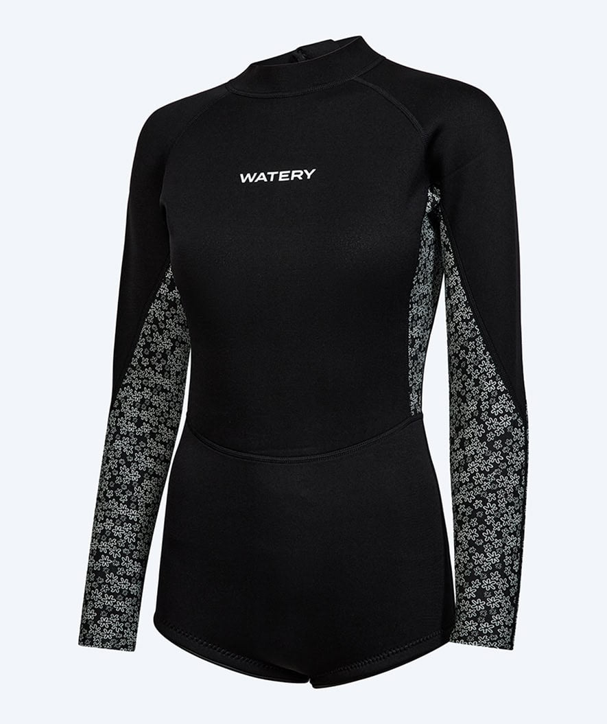 Watery neopreen lentepak voor dames - Crosswind - Zwart/Wit