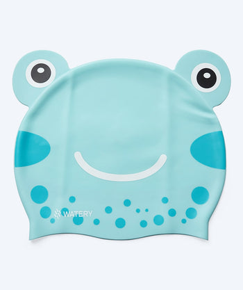 Watery kind badmuts - Dashers - Frog (Lichtblauw)
