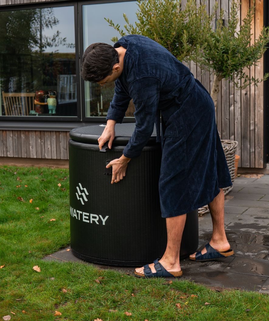 Watery opblaasbaar ijsbad - Deluxe - Zwart