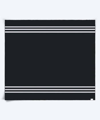 Watery microvezel handdoek - Eco Nebraska Family - Zwart