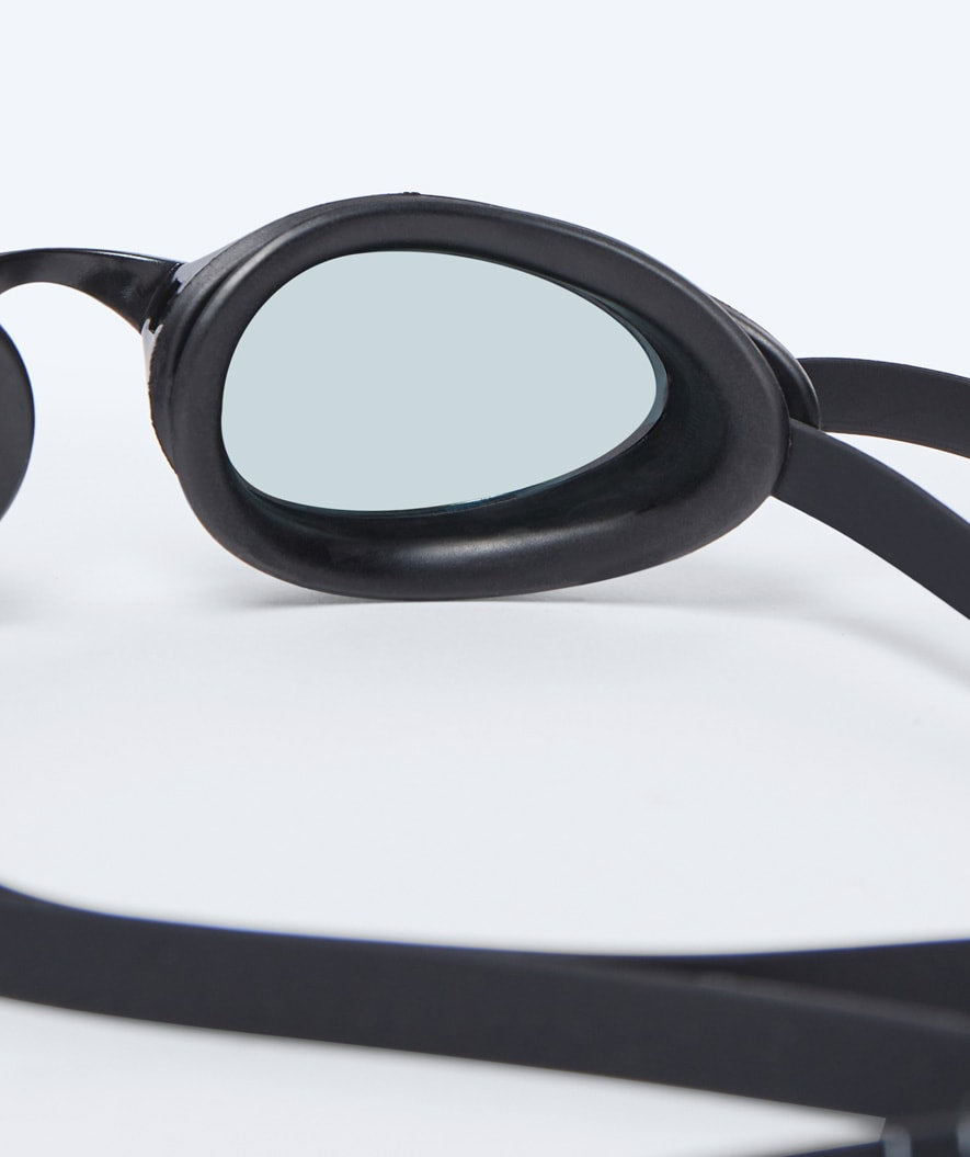 Watery Elite zwembril - Poseidon Ultra Mirror - Zwart/zilver