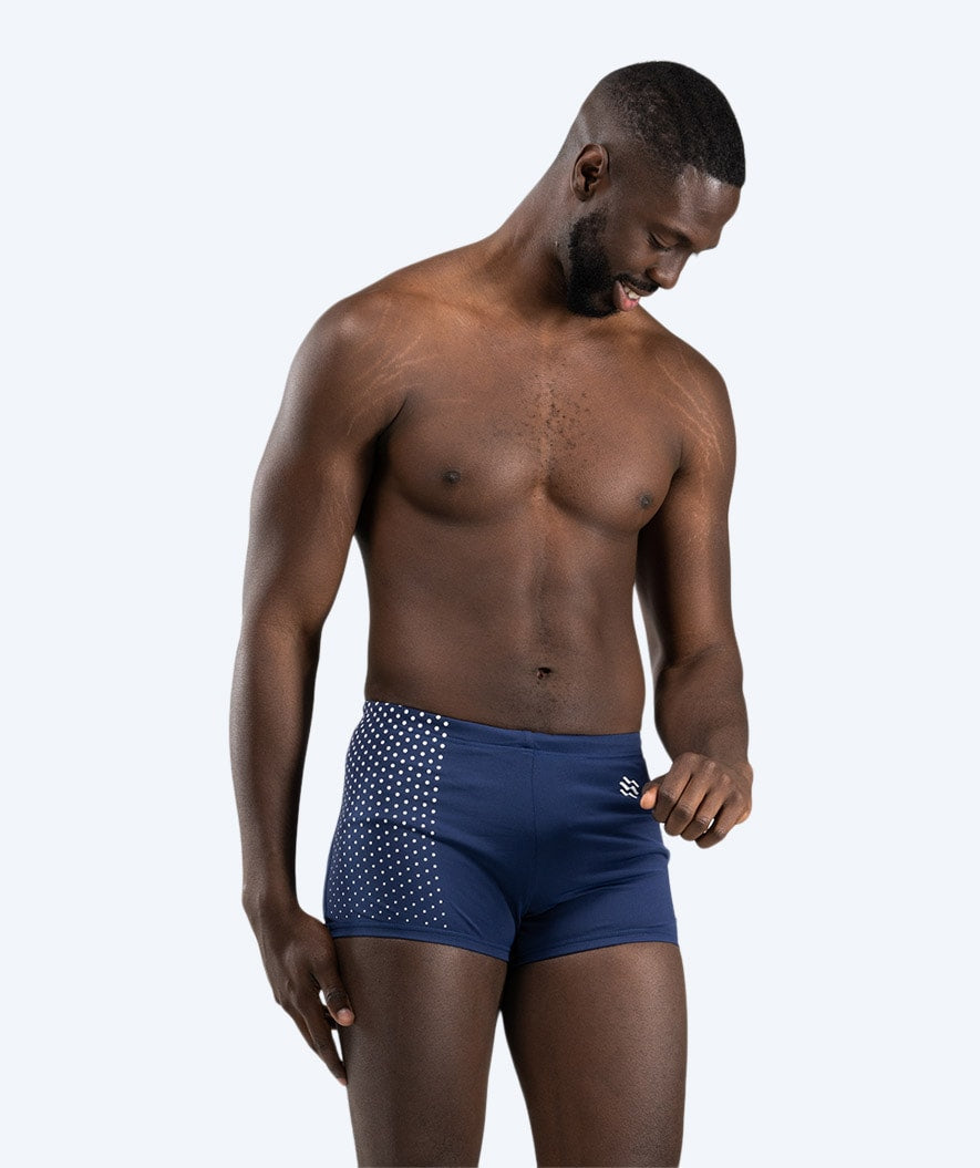 Watery heren zwemboxers - Flaming Vegas Eco - White Sporty