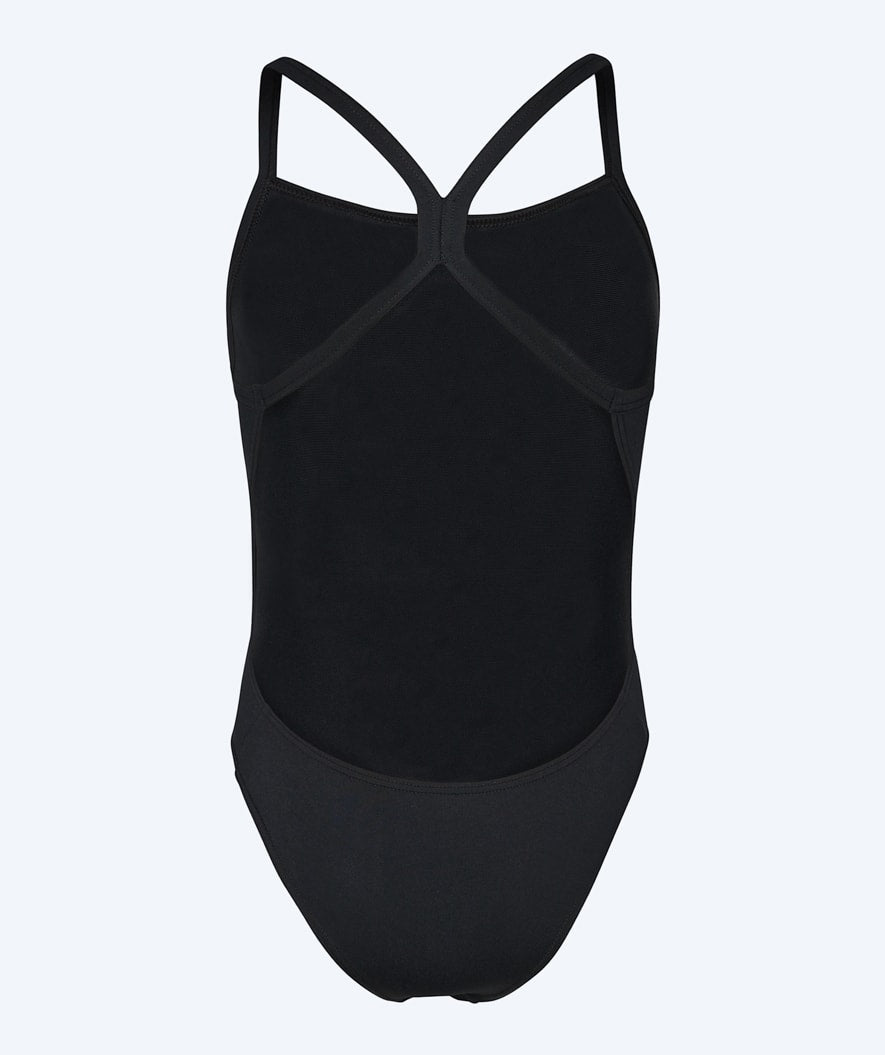 Watery meisjes badpak - Freestyler Solid - Zwart