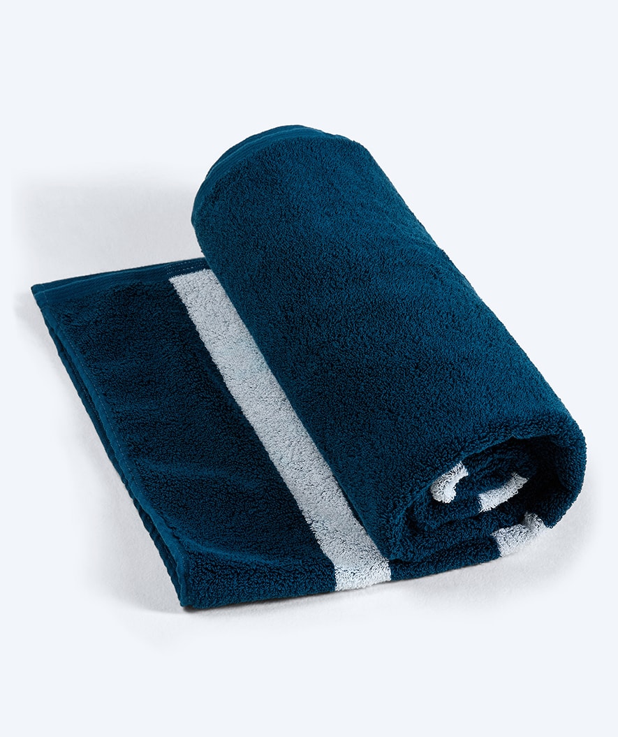 Watery strandhanddoek - Heat Swim Katoen - Oceaan Blauw