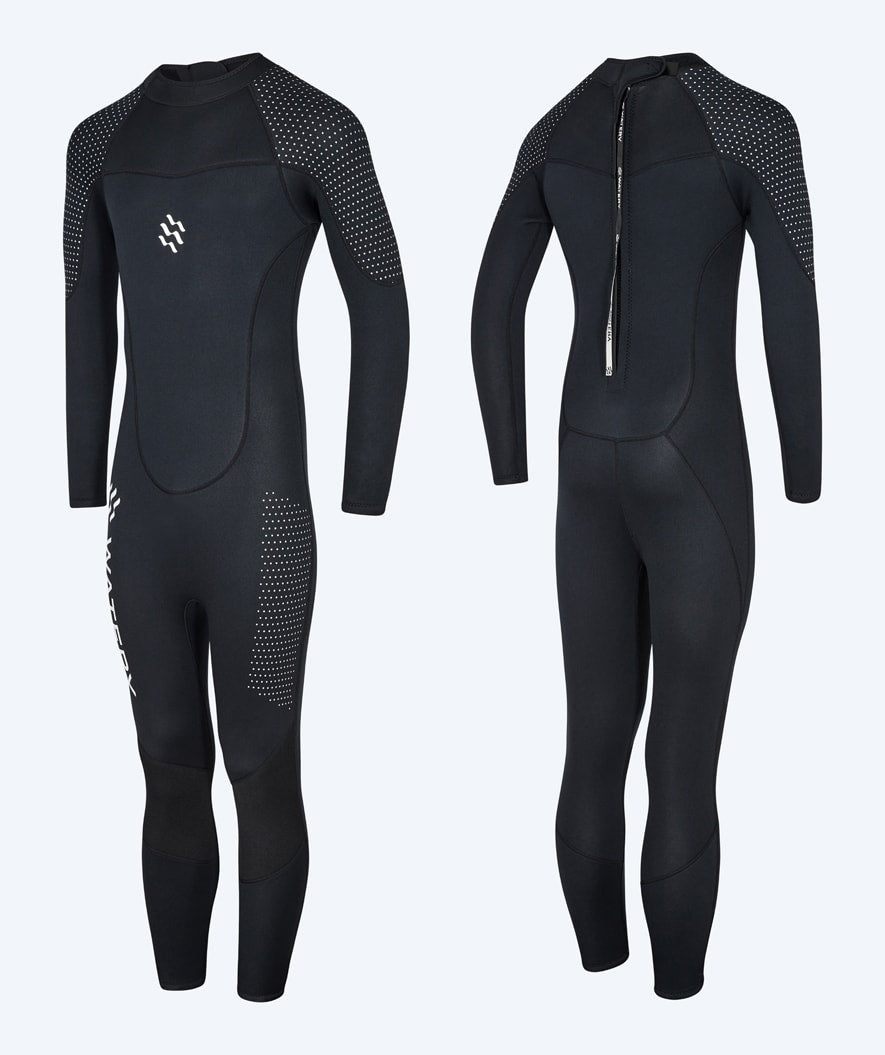 Watery heren wetsuit - Hedgehog (3mm) - Zwart