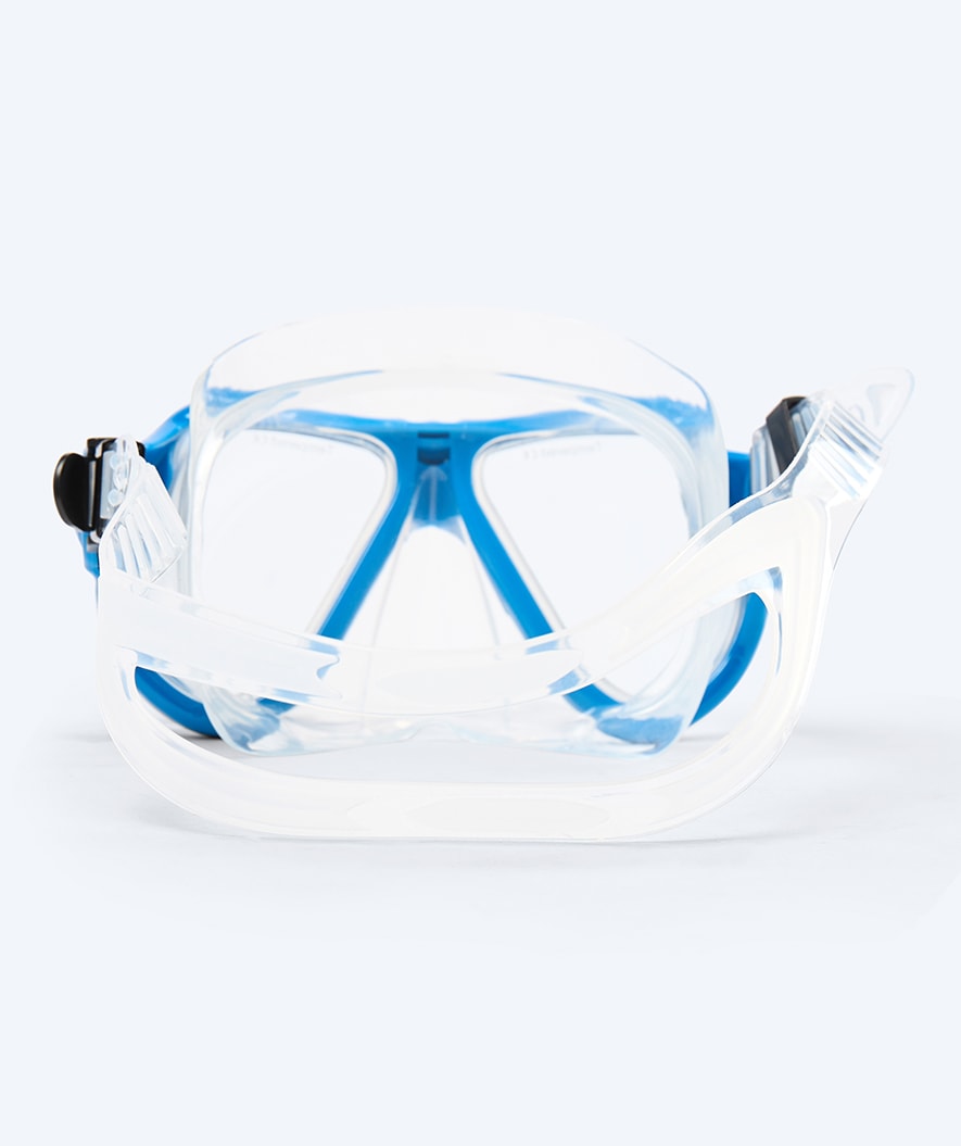 Watery volwassenen duikmasker (+12) - Hudson - Zwart/blauw