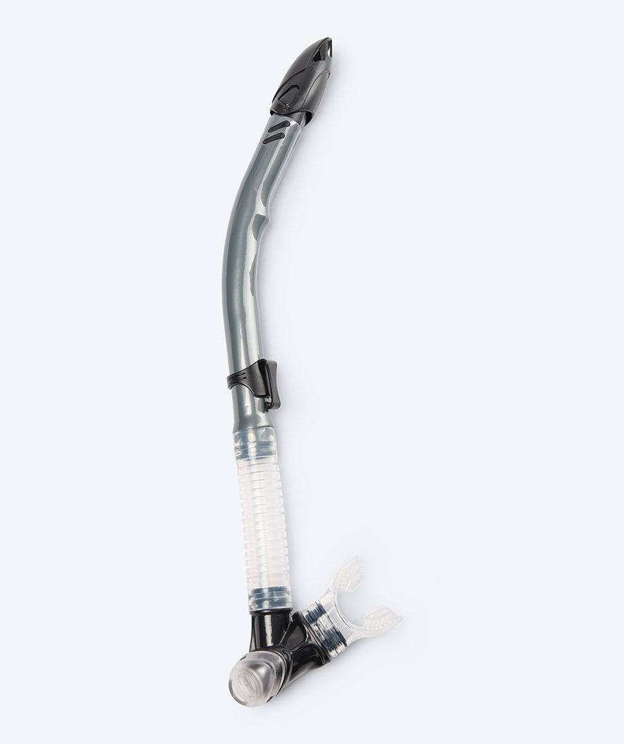 Watery volwassenen semi-dry snorkel (vanaf 14 jaar) - Hudson - Grijs