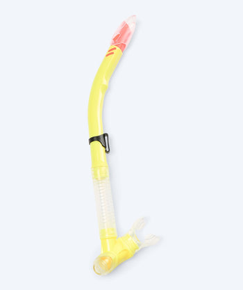 Watery volwassenen semi-dry snorkel - Hudson - Geel