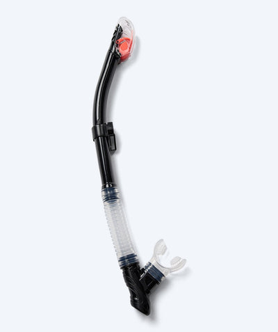 Watery volwassenen full-dry snorkel - Hudson - Zwart