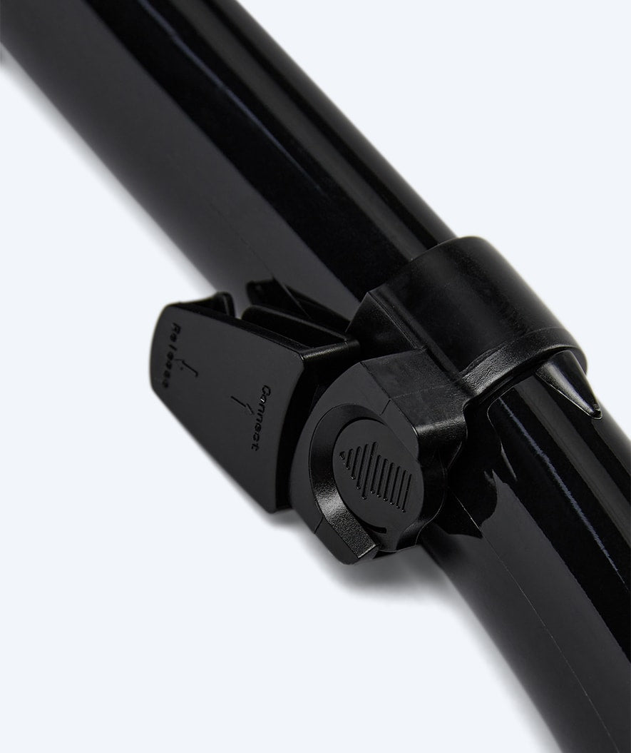 Watery volwassenen full-dry snorkel (vanaf 14 jaar) - Hudson - Zwart