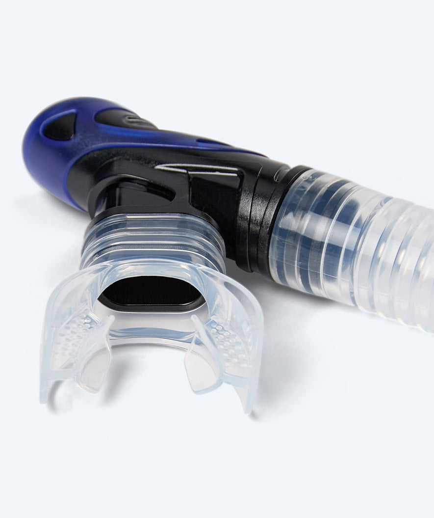 Watery volwassenen Combo snorkelset - Hudson Full-Dry - Blauw