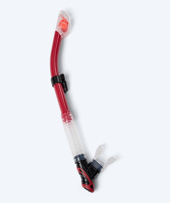 Watery volwassenen full-dry snorkel - Hudson - Rood