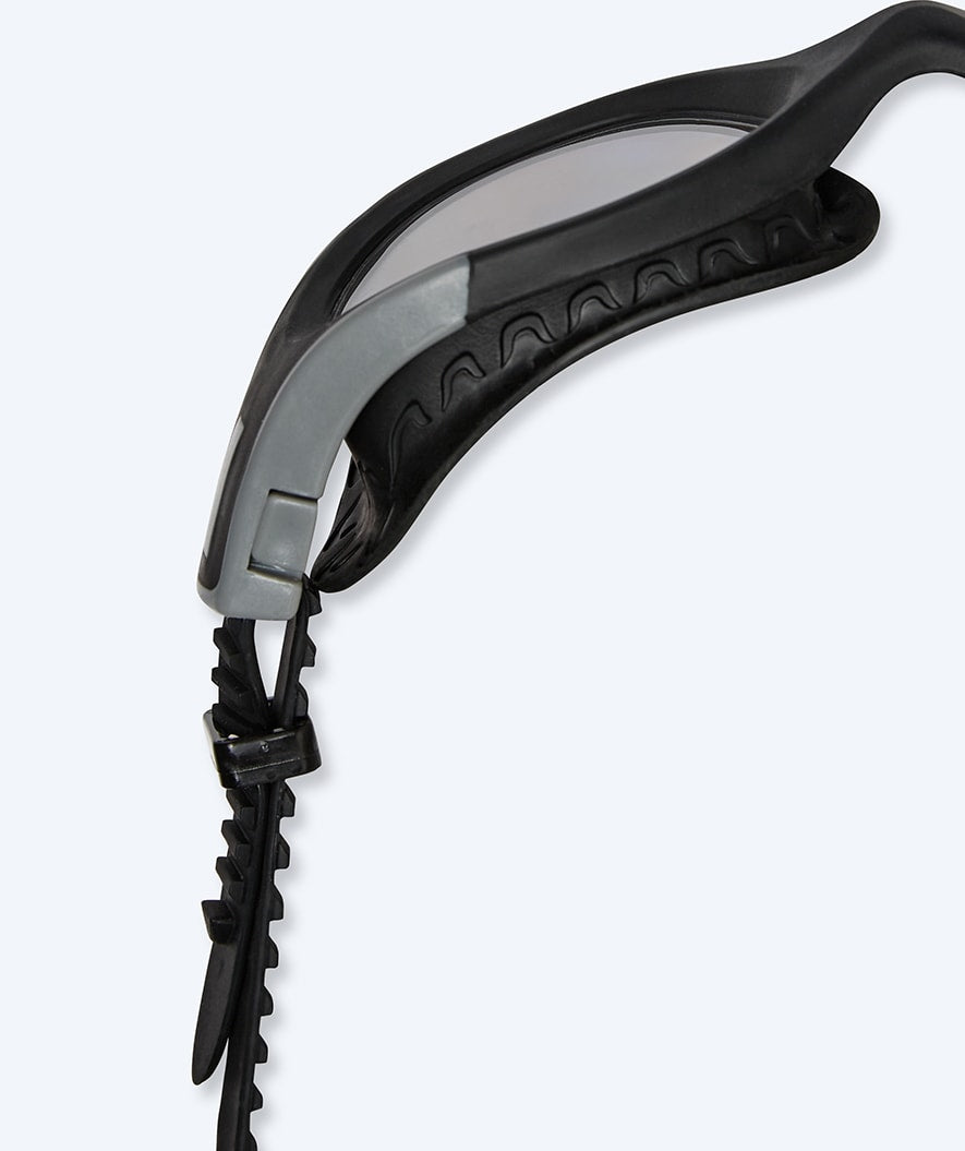 Watery training zwembril - Kelvin Active - Zwart/helder