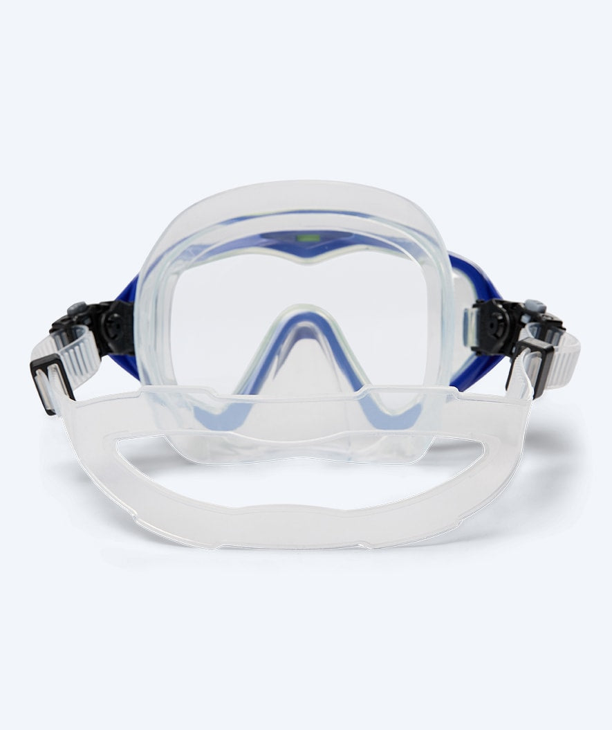 Watery volwassenen Combo snorkelset (vanaf 15 jaar) - Leach Pro - Blauw/geel