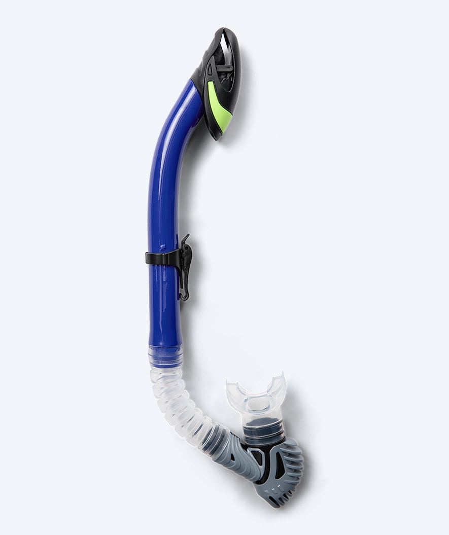 Watery volwassenen snorkel (+15) - Leach Pro - Blauw/geel