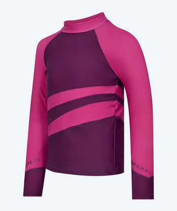 Watery kind UV-shirt - Manami Lange Mouw Rashguard - Paars