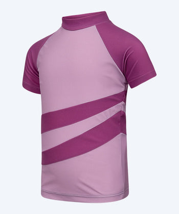 Watery kind UV-shirt - Manami Korte Mouw Rashguard - Atlantic Purple