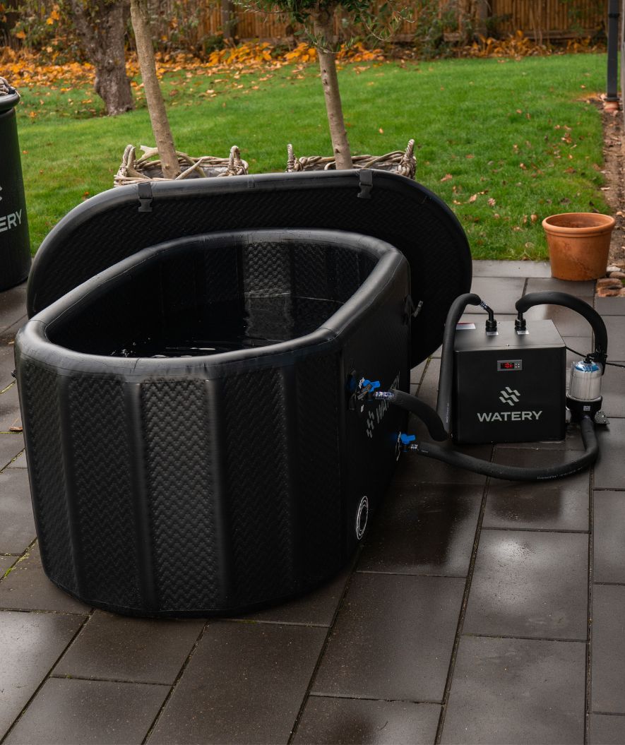 Watery opblaasbaar ijsbad - Master - Zwart