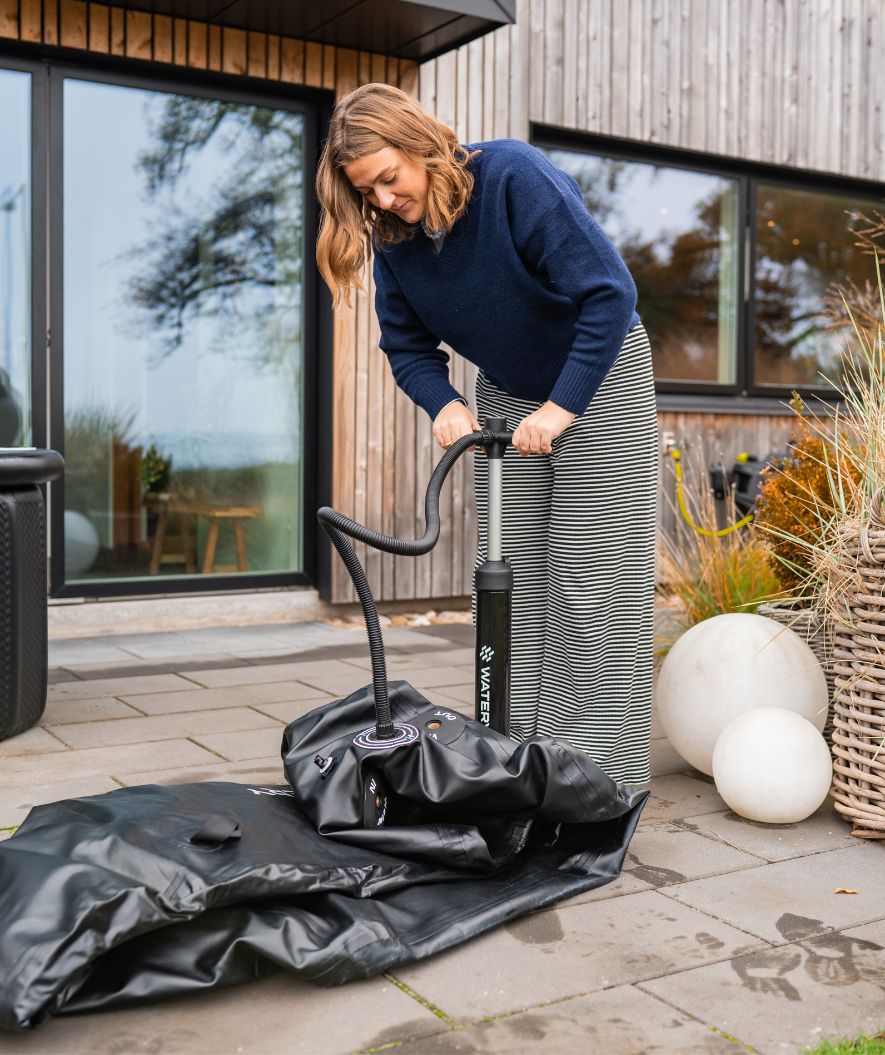 Watery opblaasbaar ijsbad - Master - Zwart