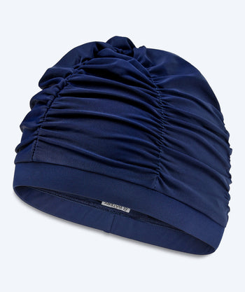 Watery badmuts met draperingen - Maxwell - Donkerblauw