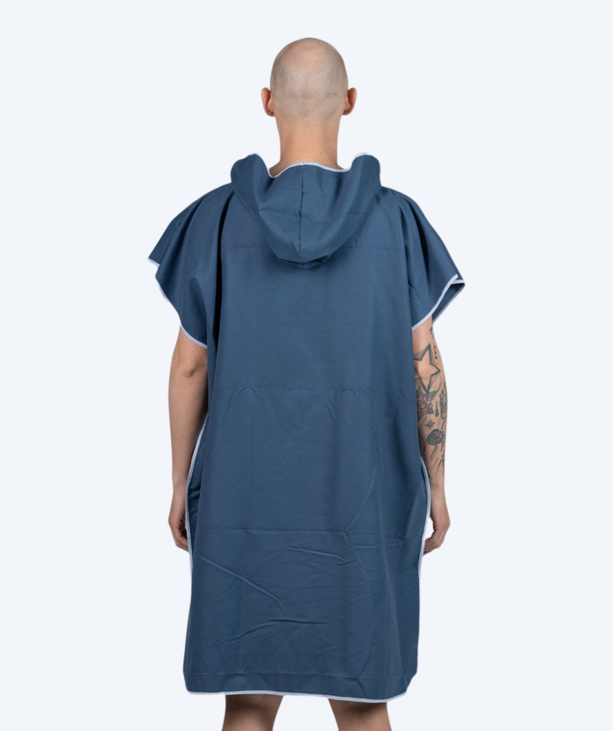Watery volwassenen badponcho - Microvezel - Donkerblauw