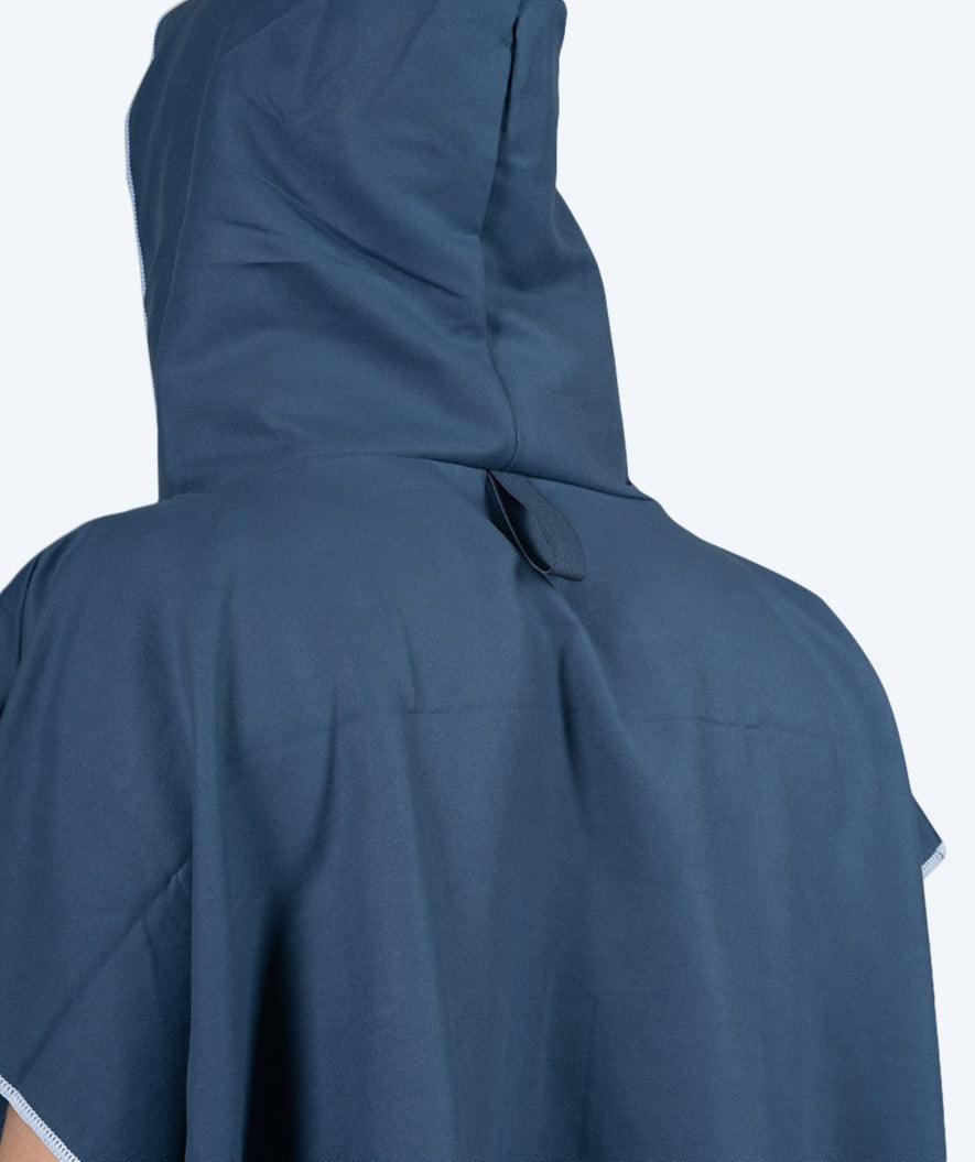 Watery volwassenen badponcho - Microvezel - Donkerblauw