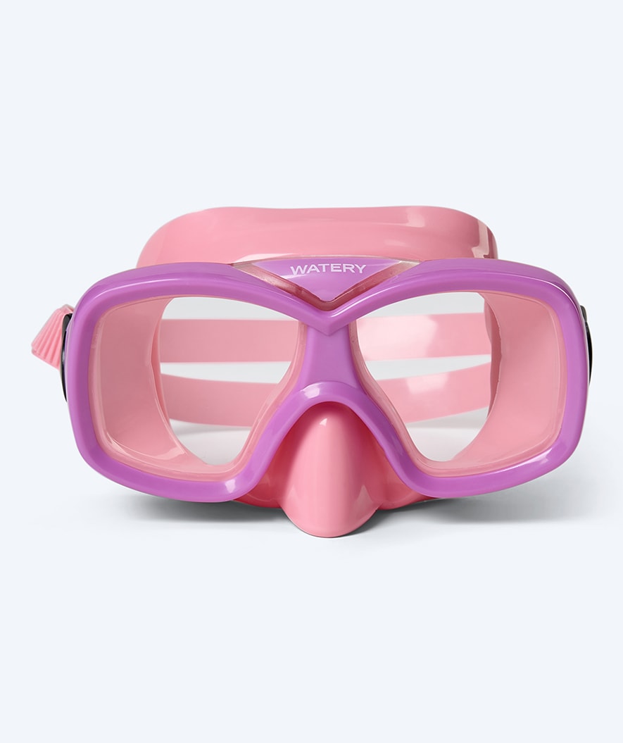 Watery junior duikmasker (8-15) - Misu - Roze/paars