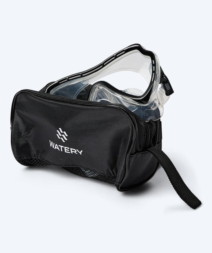 Watery volwassenen duikbril (vanaf 15 jaar) - Nebula - Zwart
